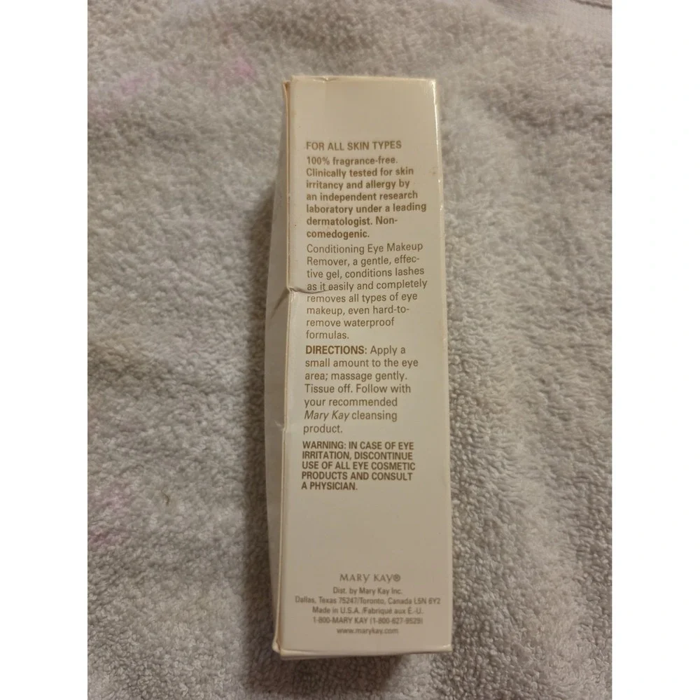 Nos Mary Kay CONDITIONING EYE MAKEUP REMOVER Gel Cream 1.3oz Classic VTG